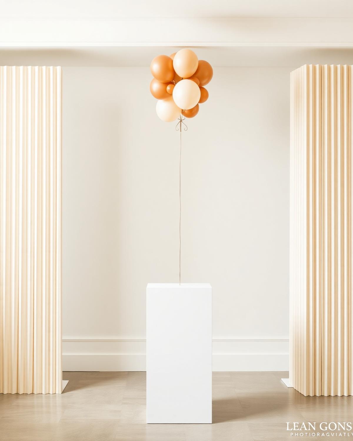 Minimal intimate event styling